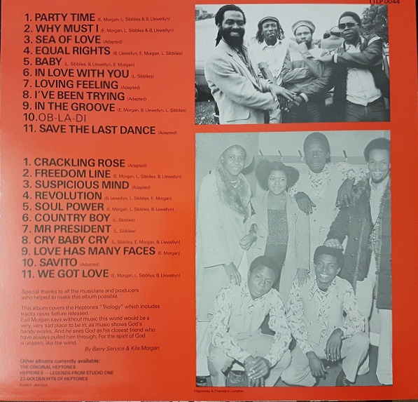 back - The Heptones - Trench Town Experience