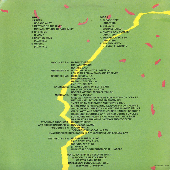back - Horace Andy - Fresh