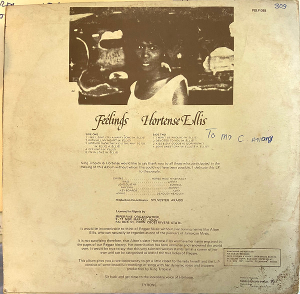 back - Hortense Ellis - Feelings