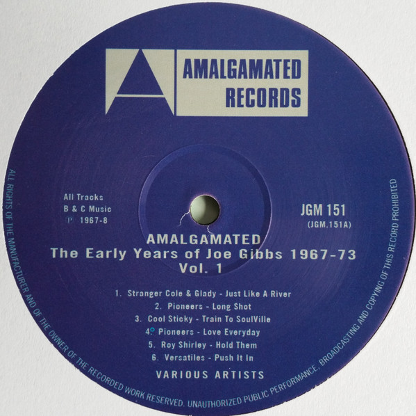 label - Various Artists - The Early Years Of Joe Gibbs 1967-73 - Vol. 1