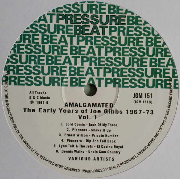 label - Various Artists - The Early Years Of Joe Gibbs 1967-73 - Vol. 1