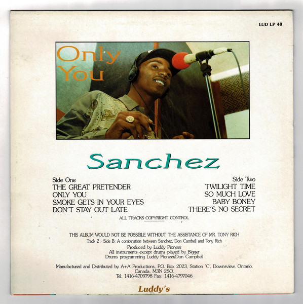 back - Sanchez - Only You