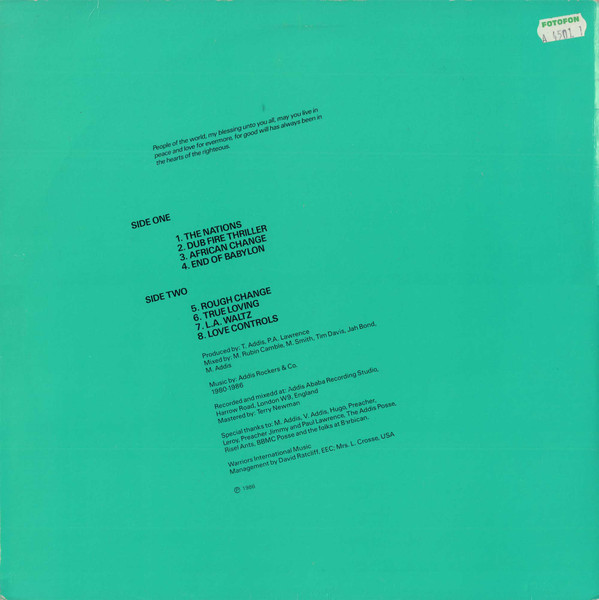 back - Addis Rockers & Co - Rough Change