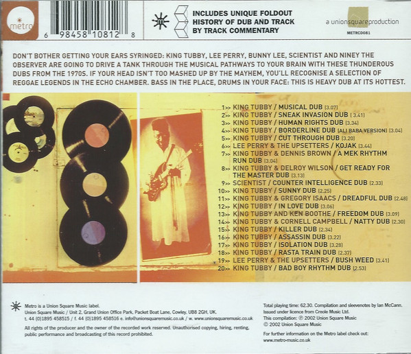 back - Various Artists - Dub / More Bass Culture