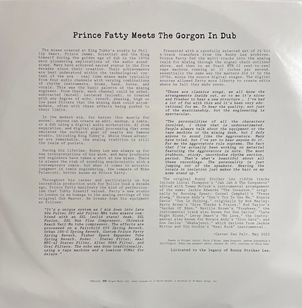 inner - Prince Fatty - Meets The Gorgon In Dub