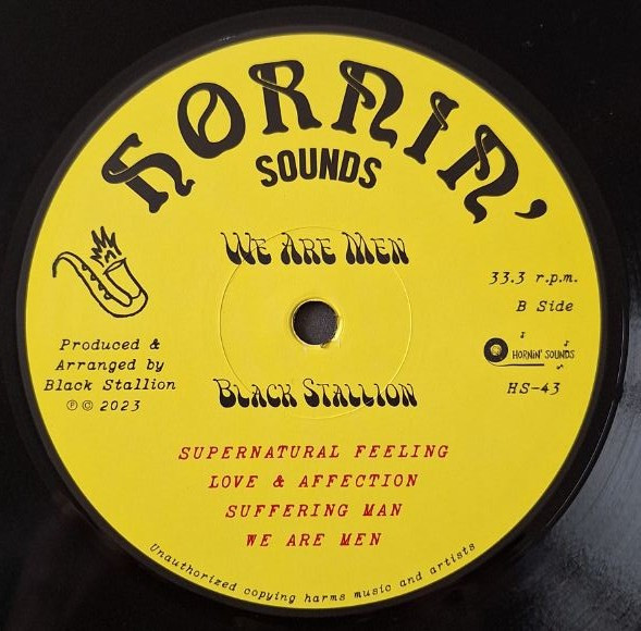 label - Black Stallion - We Are Men