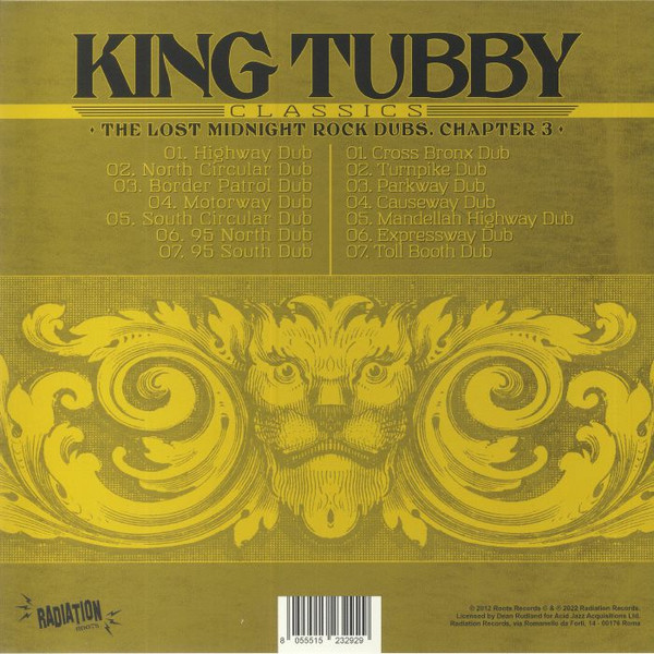 back - King Tubby - King Tubby's Classics: The Lost Midnight Rock Dubs Chapter 3