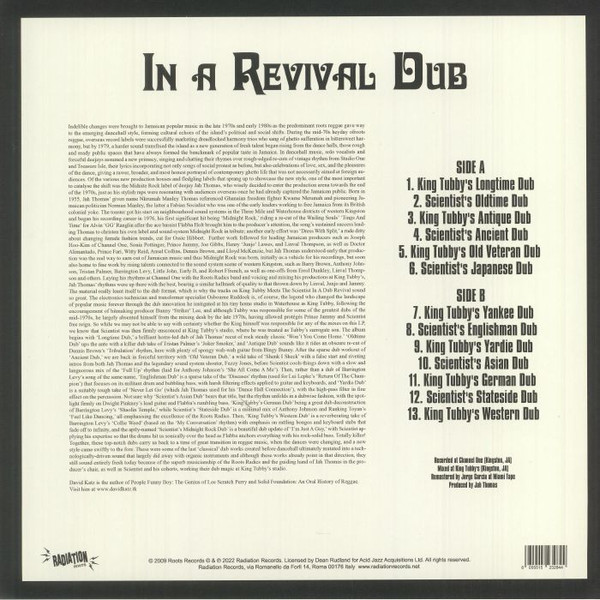 back - King Tubby Meets Scientist - In A Revival Dub