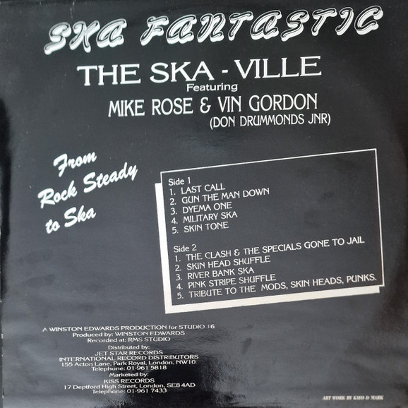 back - The Ska-Ville Featuring Mike Rose & Vin Gordon - From Ska To Rock Steady