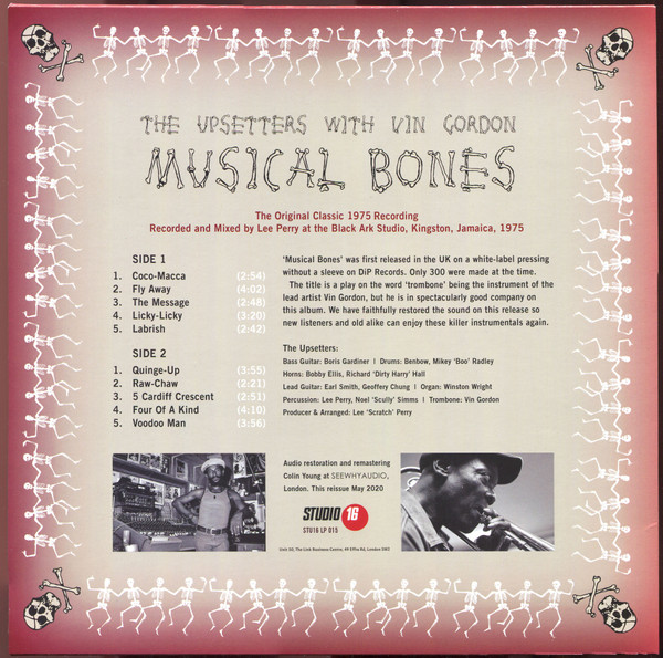 back - Vin Gordon & The Upsetters - Musical Bones