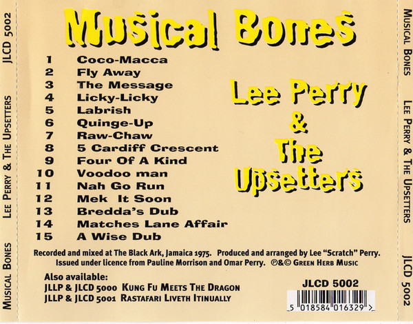 back - Vin Gordon & The Upsetters - Musical Bones