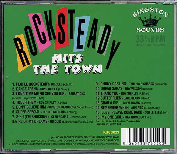 back - Various Artists - Rocksteady Hits The Town