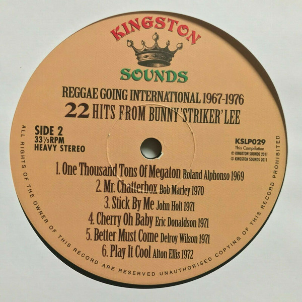 label - Various Artists - Reggae Going International 1967-1976