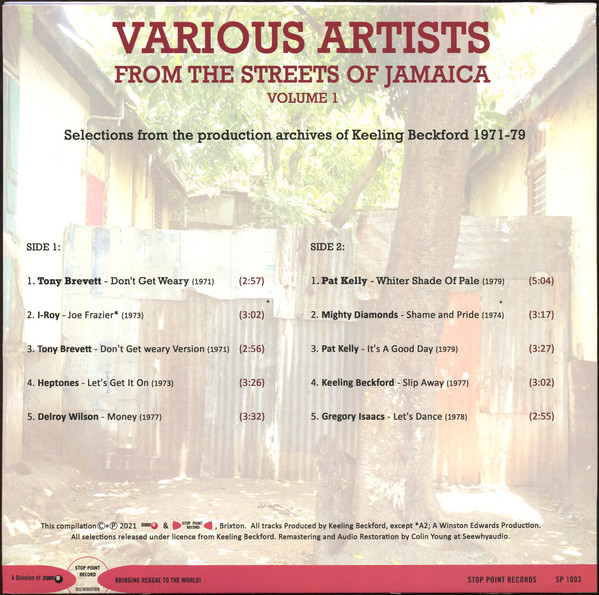 back - Various Artists - From The Streets Of Jamaica Volume 1