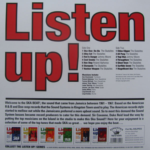 back - Various Artists - Listen Up! Ska