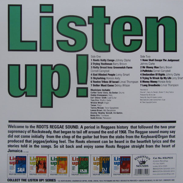 back - Various Artists - Listen Up! Roots Reggae