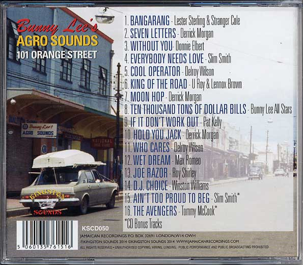 back - Various Artists - Bunny Lee's Agro Sounds 101 Orange Street