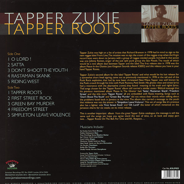 back - Tappa Zukie - Tapper Roots