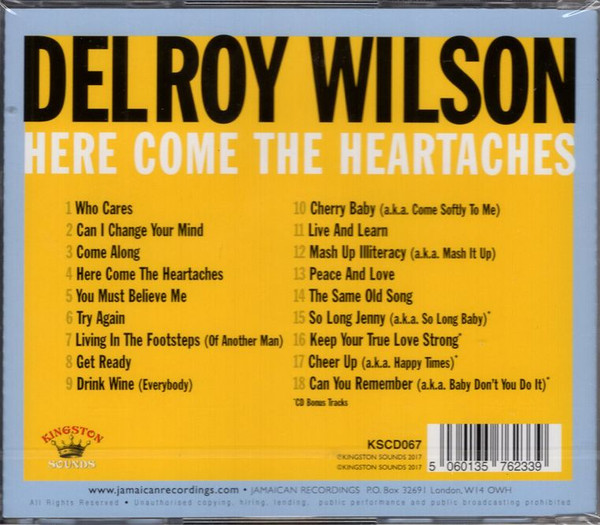 back - Delroy Wilson - Here Come The Heartaches