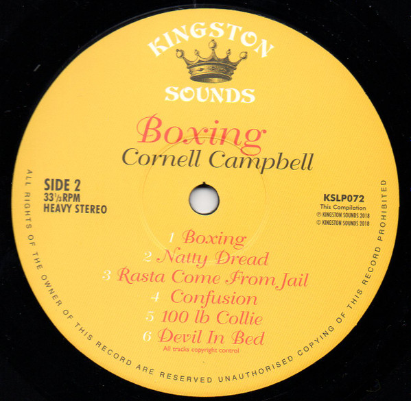 label - Cornell Campbell - Boxing