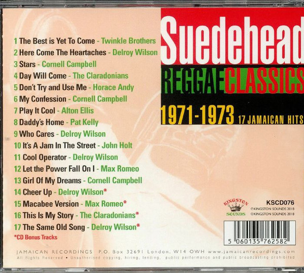 back - Various Artists - Suedehead Reggae Classics