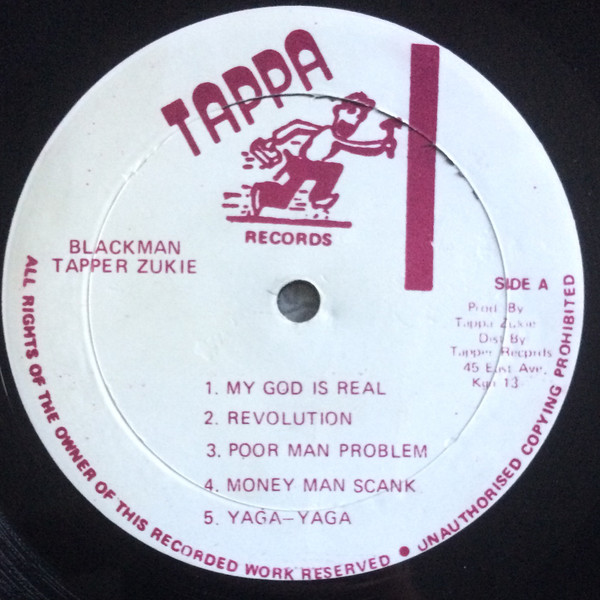 label - Tapper Zukie - Black Man