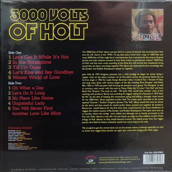 back - John Holt - 3000 Volts Of Holt