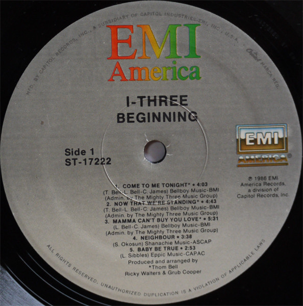 label - The I Threes - Beginning