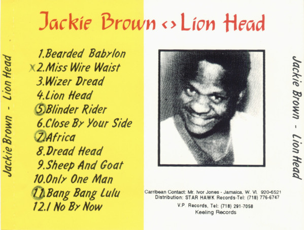 back - Jackie Brown - Lion Head
