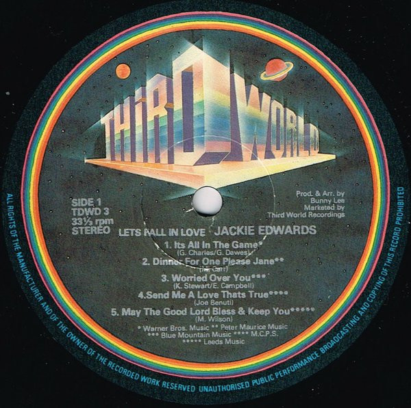 label - Jackie Edwards - Let's Fall In Love