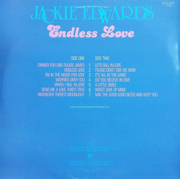 back - Jackie Edwards - Endless Love