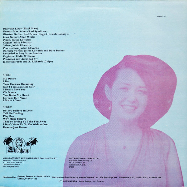 back - Jackie Edwards Featuring Kate Swadling - Love & Affection