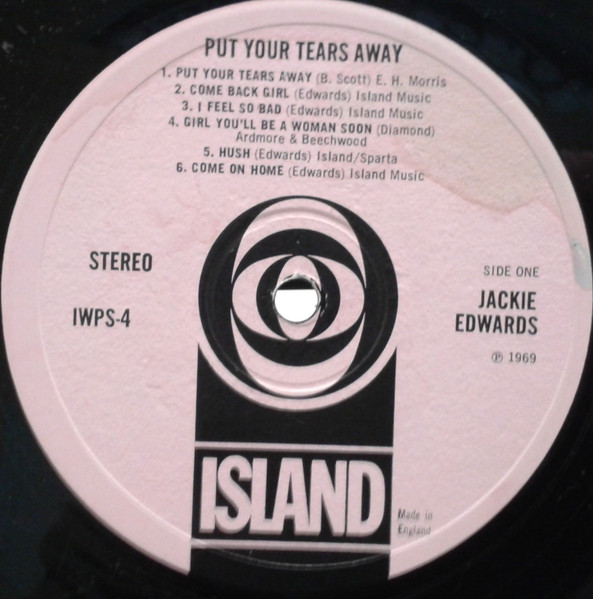 label - Jackie Edwards - Put Your Tears Away