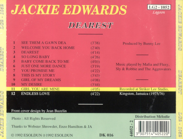 back - Jackie Edwards & Dorren Chaffer - Dearest