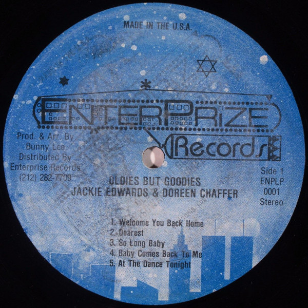label - Jackie Edwards & Dorren Chaffer - Oldies But Goodies Vol.1 - 40, 50, & 60