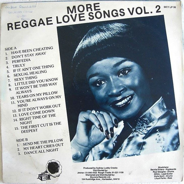 back - Jackie Pioneer & Singing Maxine - More Reggae Love Songs Vol. 2