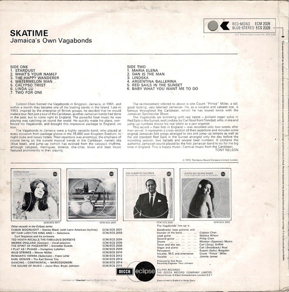 back - The Vagabonds - Ska-Time