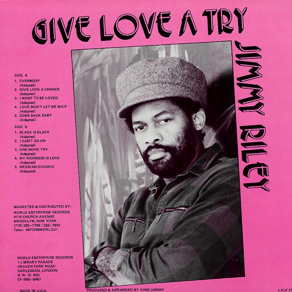 back - Jimmy Riley - Give Love A Try