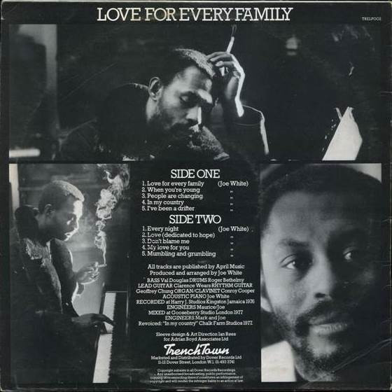 back - Joe White - Love For Every Family