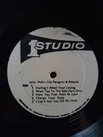 label - John Holt - The Paragon & Friends