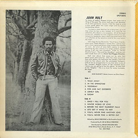 back - John Holt - Sugar