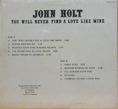 back - John Holt - You Will Never Find A Love Like Mine