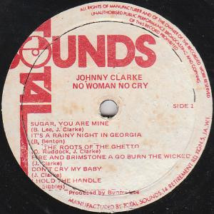 label - Johnny Clarke - No Woman No Cry