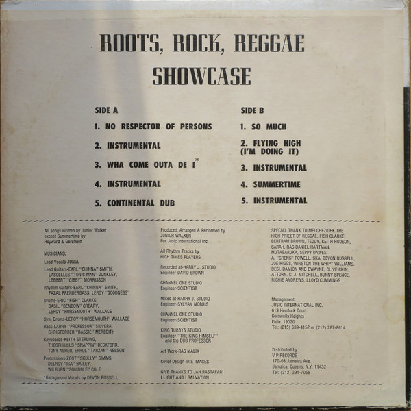back - Junia Walker - Roots, Rock, Reggae Showcase