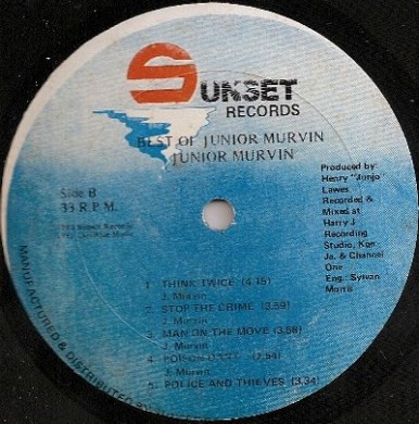 label - Junior Mervin - Best Of Junior Mervin