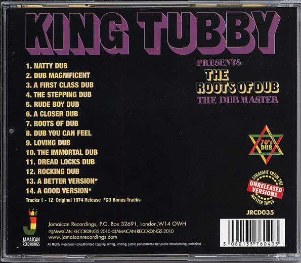 back - King Tubby - Presents The Roots Of Dub