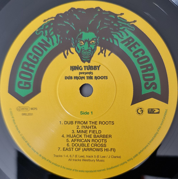 label - King Tubby - Dub From The Roots