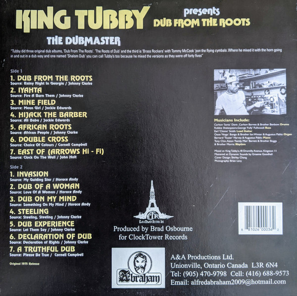 back - King Tubby - Dub From The Roots