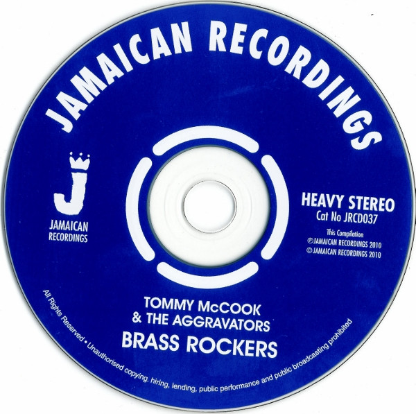 label - Tommy McCook & Aggravators - Brass Rockers