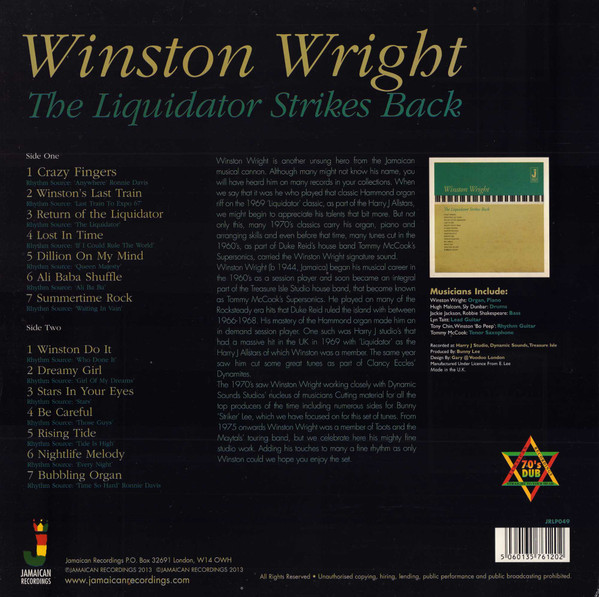 back - Winston Wright - The Liquidator Strikes Back